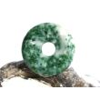 Prasem "Afrikanische Jade" Donut 25 mm (5 mm stark)