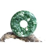 Prasem "Afrikanische Jade" Donut 30 mm (5 mm...