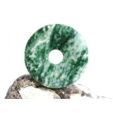 Prasem "Afrikanische Jade" Donut 40 mm (5,2 mm...