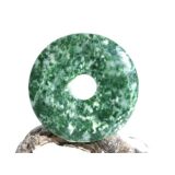 Prasem "Afrikanische Jade" Donut 43 mm (6,3 mm...