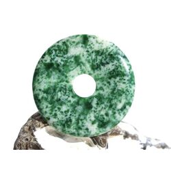 Prasem Afrkanische Jade Donut 45 mm (5,8 mm stark)