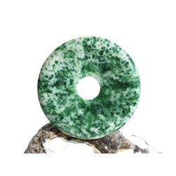 Prasem Afrkanische Jade Donut 45 mm (5,8 mm stark)