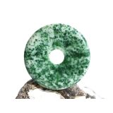 Prasem "Afrikanische Jade" Donut 45 mm (5,8 mm...