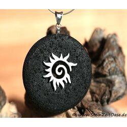 Donuthalter Flammen-Spirale 925iger Silber, matt f�r 30 - 40 mm Donuts