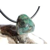 Smaragd Trommelstein gebohrt (Beryll) - Rarit�t - ca. 1,9...