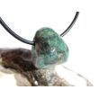 Smaragd Trommelstein gebohrt (Beryll) - Rarität - ca. 1,9 cm x 1,7 cm x 1,5 cm - Sonderpreis wg. Makel -