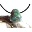Smaragd Trommelstein gebohrt (Beryll) - Rarität - ca. 1,9 cm x 1,7 cm x 1,5 cm - Sonderpreis wg. Makel -