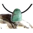 Smaragd Trommelstein gebohrt (Beryll) - Rarität - ca. 1,9 cm x 1,7 cm x 1,5 cm - Sonderpreis wg. Makel -