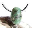 Smaragd Trommelstein gebohrt (Beryll) - Rarität - ca. 2,5 cm x 1,6 cm x 1,5 cm