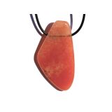 Chalcedon rot (Blutchalcedon) XXXL Schmuckstein /...