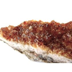 Citrin (gebr.) Kristallstufe - ca. 17 cm x 5,7 cm x 3,3 cm