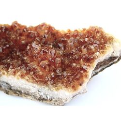 Citrin (gebr.) Kristallstufe - ca. 17 cm x 5,7 cm x 3,3 cm