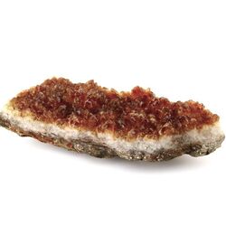 Citrin (gebr.) Kristallstufe - ca. 17 cm x 5,7 cm x 3,3 cm