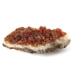 Citrin (gebr.) Kristallstufe - ca. 17 cm x 5,7 cm x 3,3 cm