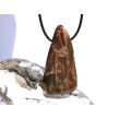 Versteinertes Holz XXXL Scheibenstein / Schmuckstein gebohrt - Sonderqualität - ca. 5,3 cm x 2,6 cm x 0,8 cm