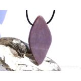 Lavendel-Jade (Jadeit) XXXL Schmuckstein / Scheibenstein gebohrt - Sonderqualität - Handarbeit - ca. 5,9 cm x 2,8 cm x 0,6 cm (Lavendeljade)