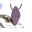 Lavendel-Jade (Jadeit) XXXL Schmuckstein / Scheibenstein gebohrt - Sonderqualität - Handarbeit - ca. 5,9 cm x 2,8 cm x 0,6 cm (Lavendeljade)