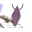 Lavendel-Jade (Jadeit) XXXL Schmuckstein / Scheibenstein gebohrt - Sonderqualität - Handarbeit - ca. 6,4 cm x 2,8 cm x 0,6 cm (Lavendeljade)
