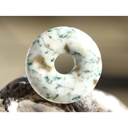 Baumachat Donut Edelstein 30 mm (5 mm stark)
