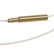 Kunststoffreifen / Halsreif mit Drehverschluss - transparent - 1 dickere Kordel (1 mm) - ca. 42 cm -