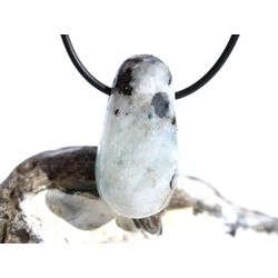 Regenbogenmondstein Schimmer XL Trommelstein gebohrt...