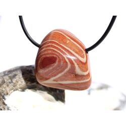 Dr. Liesegang Stein (Aztekenstein / Meta-Rhyolith) Trommelstein gebohrt - Sonderqualitt - ca. 2,8 cm x 2,5 cm x 1,8 cm (GKS)