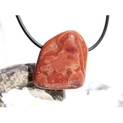 Dr. Liesegang Stein (Aztekenstein / Meta-Rhyolith) Trommelstein gebohrt - Sonderqualitt - ca. 2,8 cm x 2,5 cm x 1,8 cm (GKS)