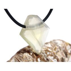Limonen Citrin (Limoncitrin / Limonenquarz) Schmuckstein facettiert gebohrt - Sonderqualit�t - Handarbeit - ca. 2,6 cm x 2,1 cm x 1 cm