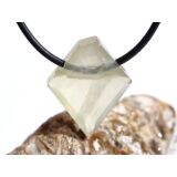 Limonen Citrin (Limoncitrin / Limonenquarz) Schmuckstein facettiert gebohrt - Sonderqualität - Handarbeit - ca. 2,6 cm x 2,1 cm x 1 cm