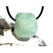 Prehnit grün Trommelstein gebohrt - Sonderqualität - ca. 2,4 cm x 2,1 cm x 2,1 cm (GKS)
