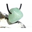 Prehnit grün Trommelstein gebohrt - Sonderqualität - ca. 2,4 cm x 2,1 cm x 2,1 cm (GKS)