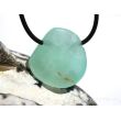 Prehnit grün Trommelstein gebohrt - AA-Sonderqualität - ca. 2,6 cm x 2,5 cm x 0,9 cm