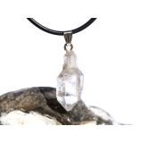 Bergkristall "Zepterquarz / Szepterquarz" Kristall / Rohstein Anhänger Silberöse Schmuckdose - Sonderqualität - Rarität - ca. 3,1 cm x 1,1 cm x 1 cm