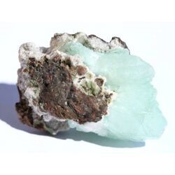 Apophyllit grn Kristallstufe / Rohstein - Raritt - ca. 3,6 cm x 2,5 cm x 2,2 cm