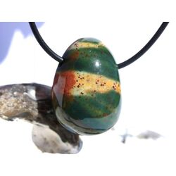 Heliotrop Schmuckstein gebohrt - AA-Sonderqualit�t - ca. 2,9 cm x 2,1 cm x 1,4 cm