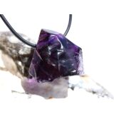 Amethyst dunkel "Morion" Kristallspitze /...