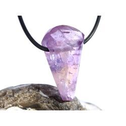 Ametrin Schmuckstein facettiert gebohrt - Sonderqualit�t - ca. 3,1 cm x 2,2 cm x 1,1 cm