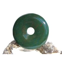 Heliotrop Donut Edelstein 30 mm (5,5 mm stark) - Sonderqualit�t -