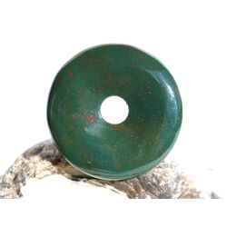 Heliotrop Donut Edelstein 30 mm (5,5 mm stark) - Sonderqualit�t -