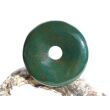 Heliotrop Donut Edelstein 30 mm (5,5 mm stark) - Sonderqualität -