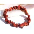 Jaspis rot Splitterarmband - Sonderqualität - ca. 5 - 10 mm - ca. 17 cm