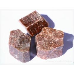Apatit rot Kristalle / Rohsteine - Sonderqualitt - Raritt - ca. 1,4 - 2 cm /  ca. 10-15 g/St (GKS)