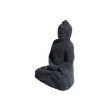 Buddha schwarz Figur / Aufsteller - ca. 7 cm x 6 cm x 3,8 cm