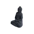 Buddha schwarz Figur / Aufsteller - ca. 7 cm x 6 cm x 3,8 cm