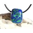 Azurit-Malachit (rek.) Schmuckstein gebohrt - ca. 2,1 cm x 1,6 cm x 1,6 cm