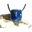 Azurit-Malachit (rek.) Schmuckstein gebohrt - ca. 2,1 cm x 1,8 cm x 1,5 cm