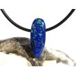 Azurit-Malachit natur Schmuckstein / Scheibenstein gebohrt - Handarbeit - Rarität - Sonderqualität - ca. 2,4 cm x 0,9 cm x 0,6 cm