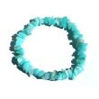 Amazonit geschliffene Schmucksteine / Splitterarmband - AA-Sonderqualität - ca. 5 - 12 mm / ca. 19 cm