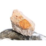 Feueropal Rohstein - Rarität - Sonderqualität - ca. 2,4 cm x 1,6 cm x 1,4 cm