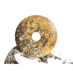 Leopardenfell-Rhyolith (Leopardenstein / Leopardenjapsis) Donut 40 mm (6 mm stark)